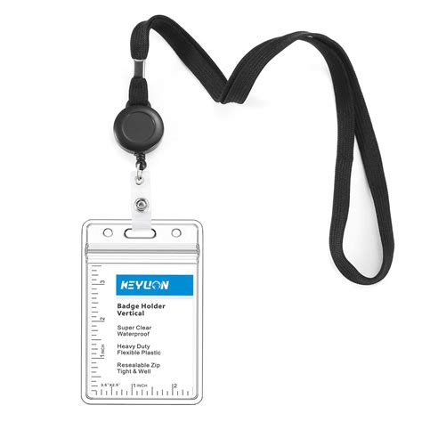 retractable lanyard with card holder